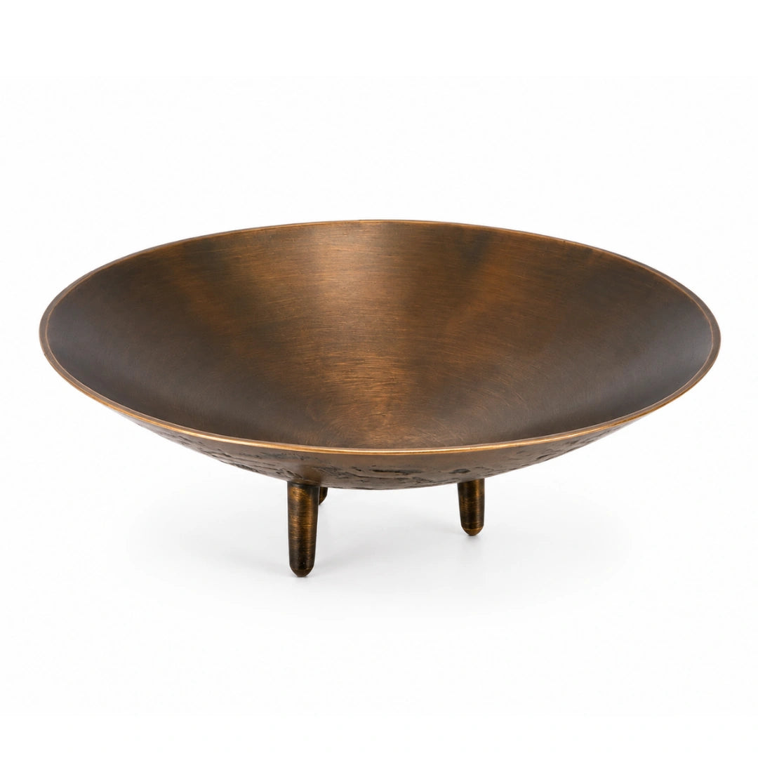 Gilded Mantle brass decorative tray for contemporary home interiors