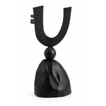 Helios Magnetite sculptural table decor for contemporary home interiors