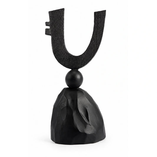 Helios Magnetite sculptural table decor for contemporary home interiors