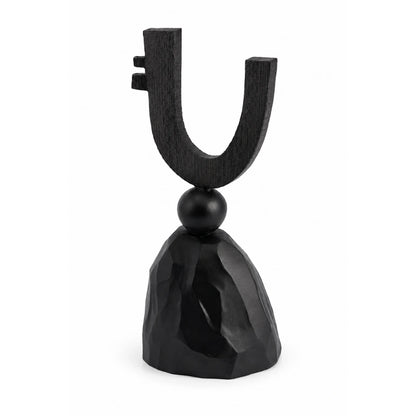 Helios Magnetite sculptural table decor for contemporary home interiors