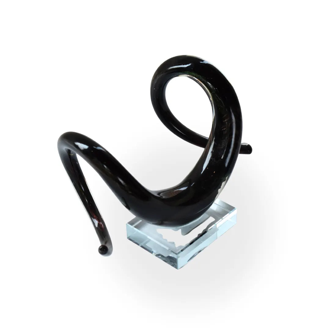 Helix Serpentine Glass Sculpture