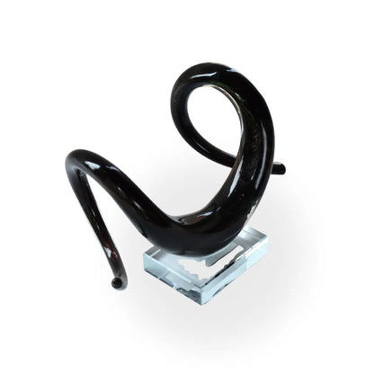 Helix Serpentine Glass Sculpture