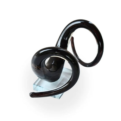 Helix Serpentine Glass Sculpture
