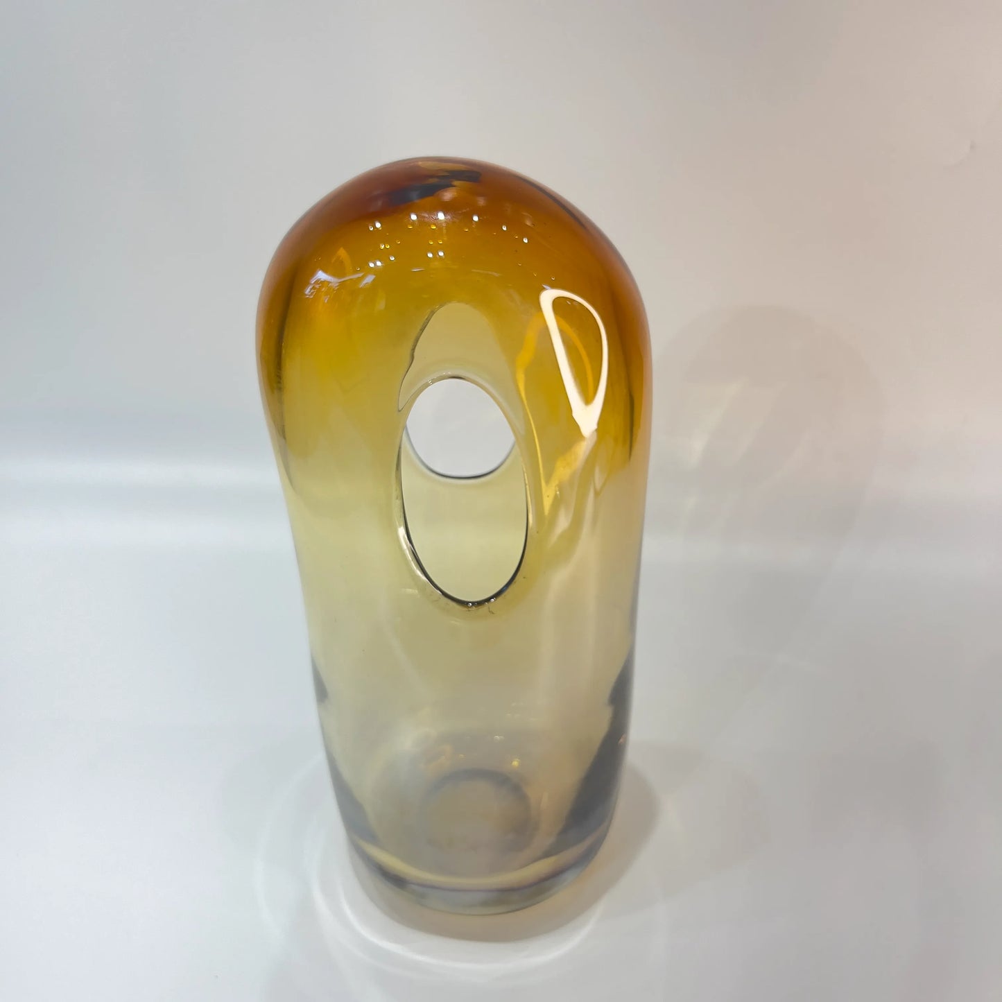 Glowing Halo Glass Sculpture