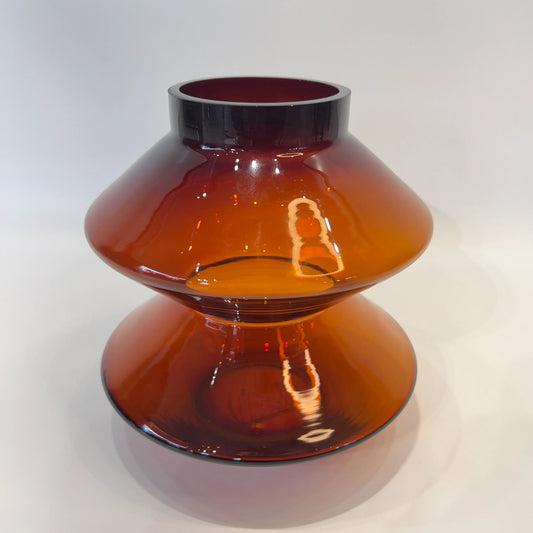 Pagoda Flower Vase Small - nude red
