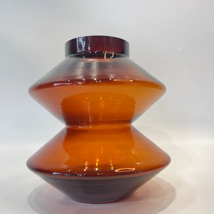 Pagoda Flower Vase Small - nude red