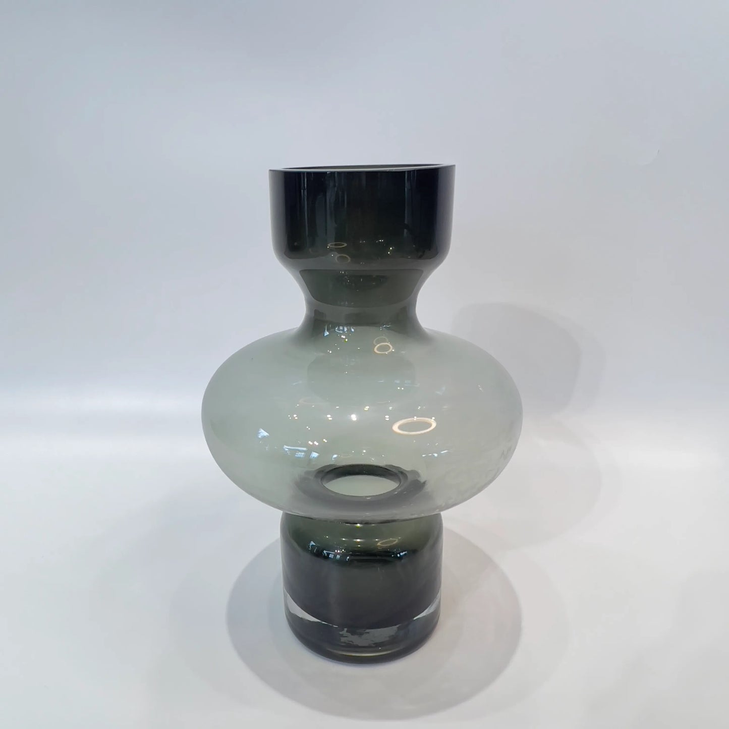 Black Orchid Glass Vase