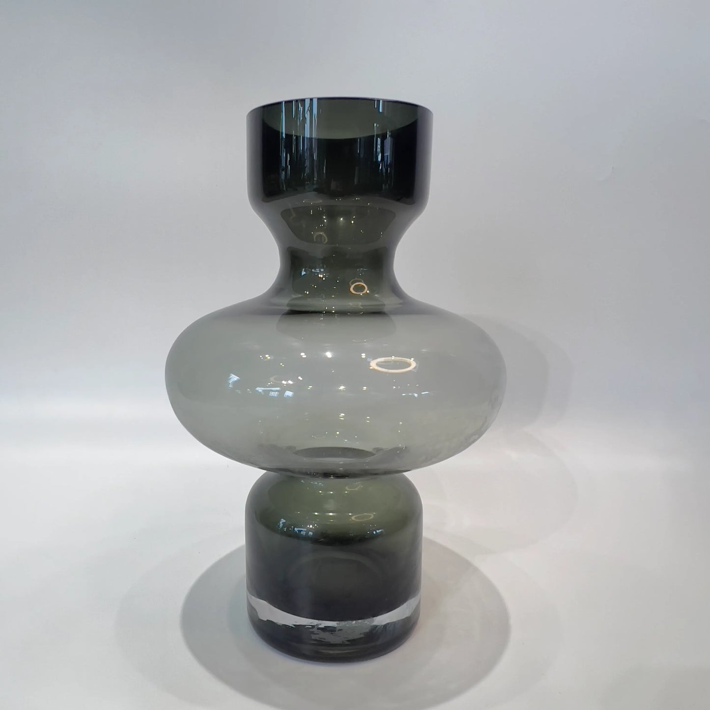 Black Orchid Glass Vase