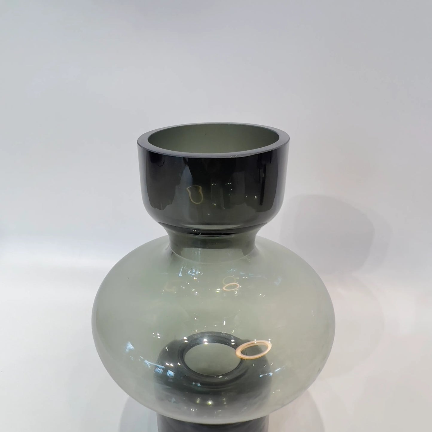 Black Orchid Glass Vase