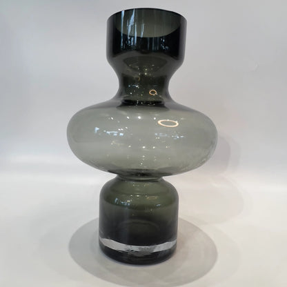 Black Orchid Glass Vase
