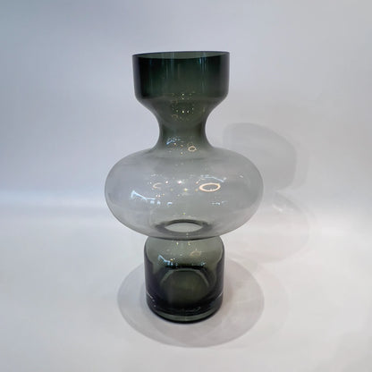 Black Orchid Glass Vase