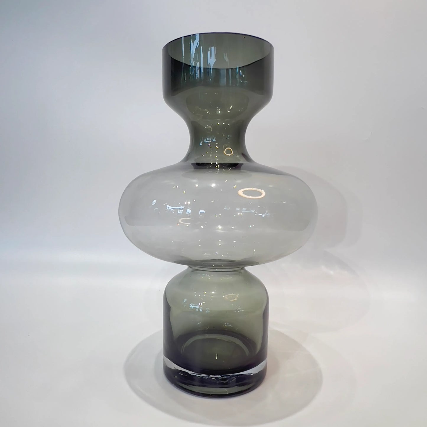 Black Orchid Glass Vase
