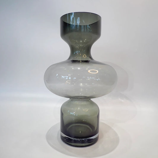 Black Orchid Glass Vase