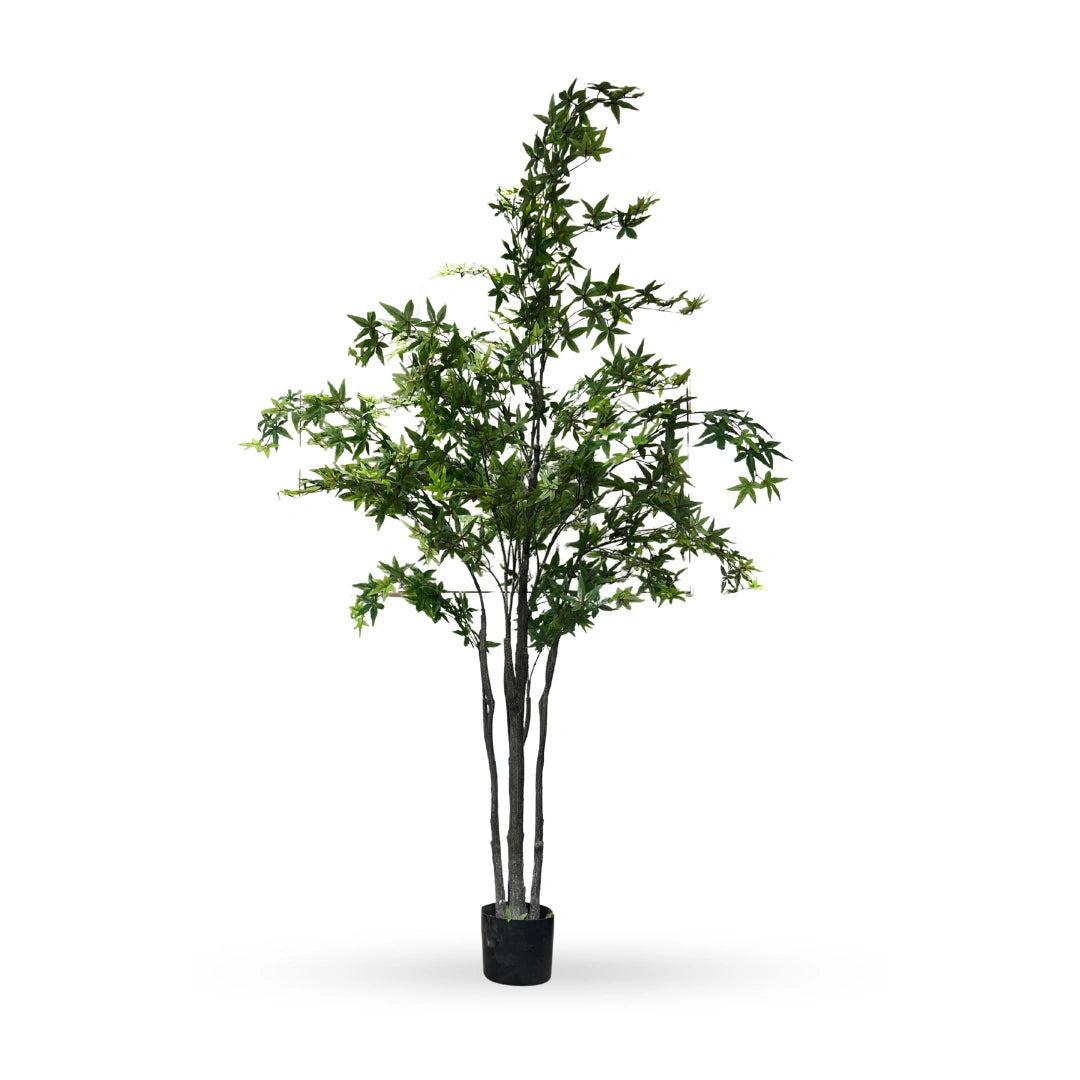 Japanese green maple artificial tree for modern home decor