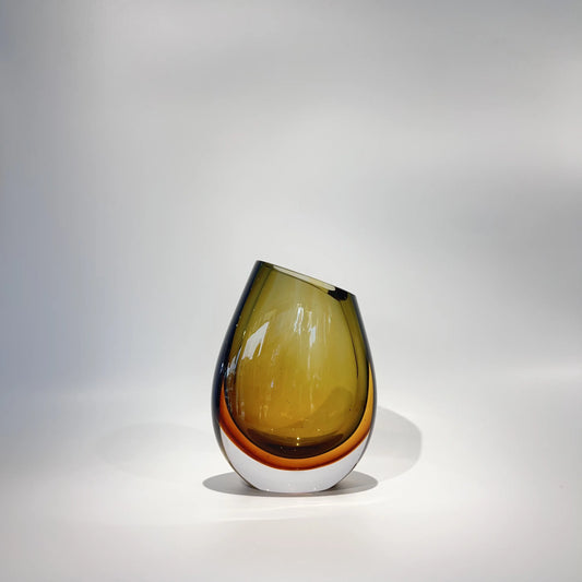 Kai Amber Glass Vase