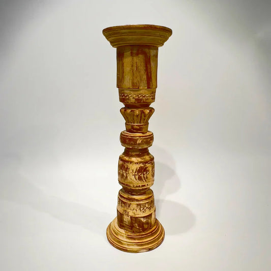 Deepsthali Wooden Candle Stand