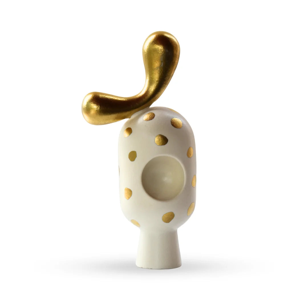 Loto tabletop decor sculptural ceramic table accent for modern interiors