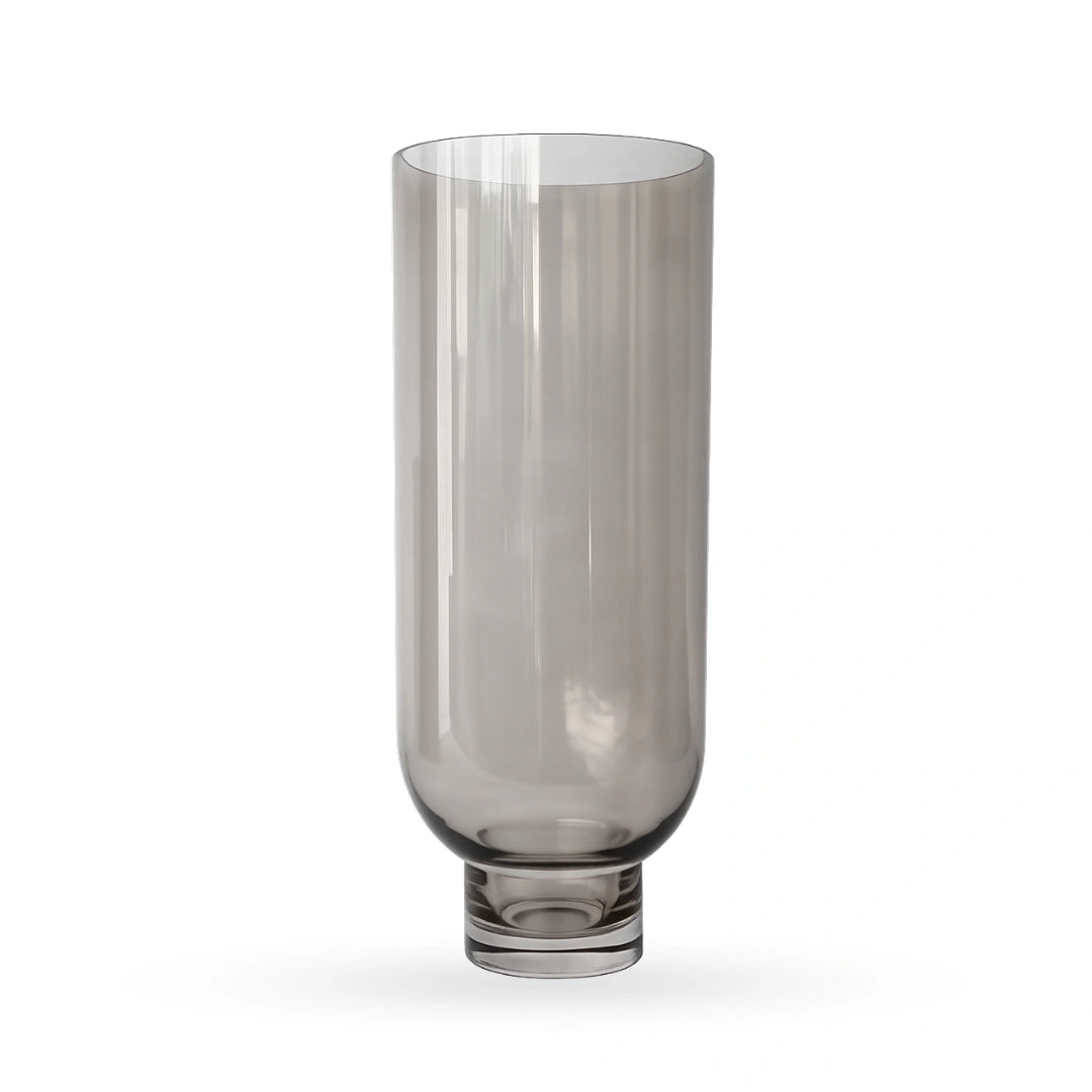 Nilo glass vase tinted decorative glass vase for modern home interiors