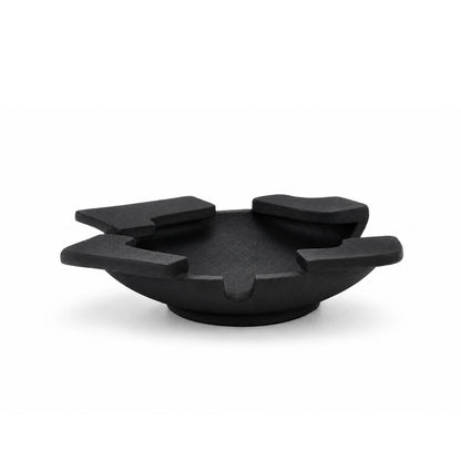 Origami decorative tray in matte black for contemporary home interiors