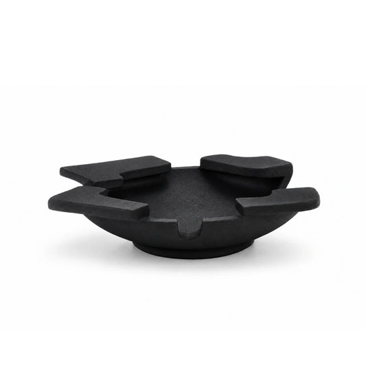Origami decorative tray in matte black for contemporary home interiors