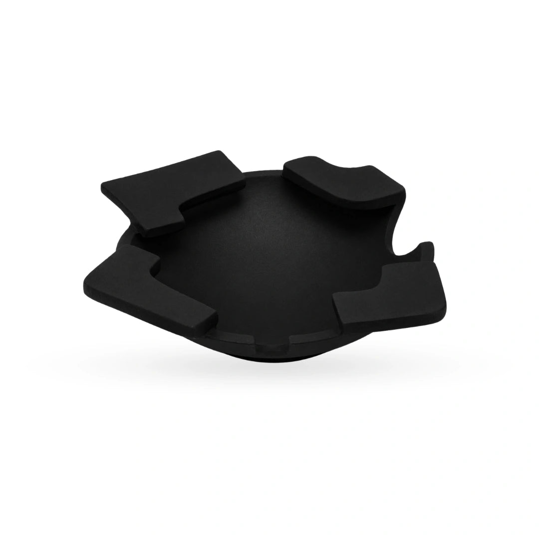 Origami decorative tray in matte black for contemporary home interiors