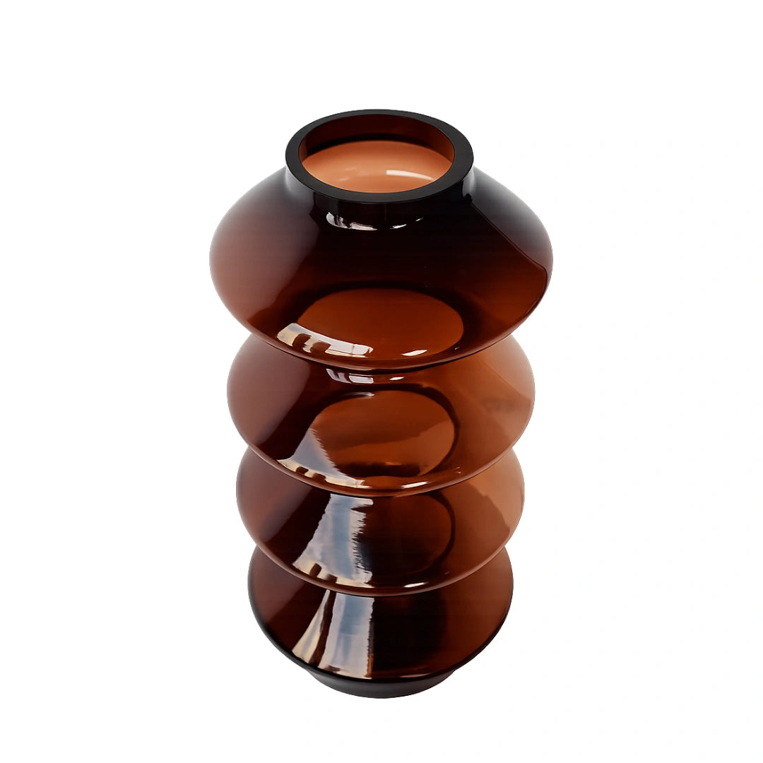 Pagoda Flower Glass Vase