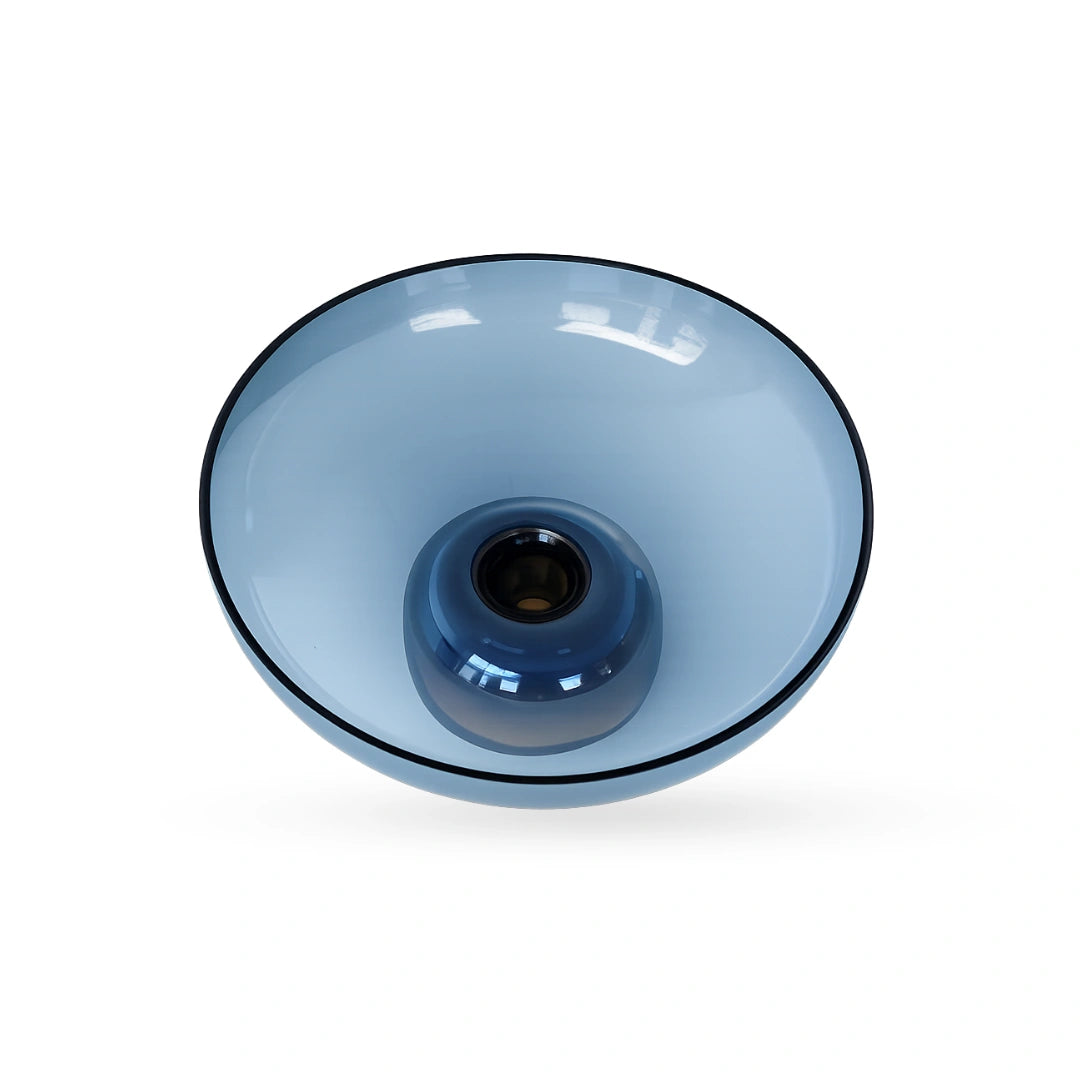 Petal detachable bowl glass vase contemporary decorative glass accent for modern interiors
