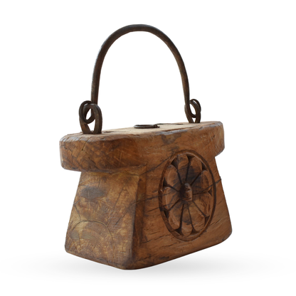 Phuldani Wooden Oil Pot