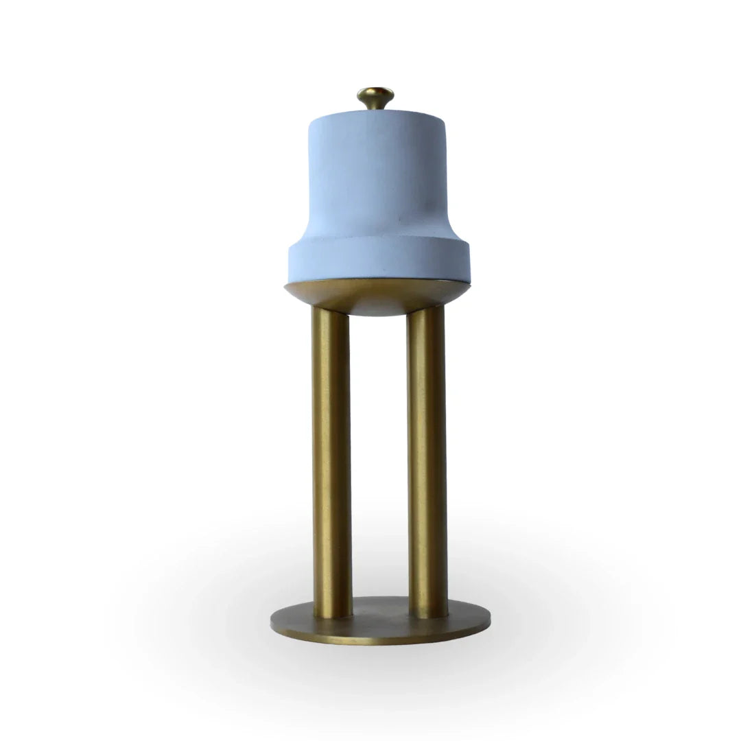 Pillo sculpture metal clay luxury table decor for modern home decor