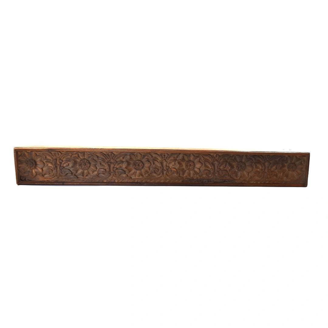 Poogal wooden carved wall panel traditional wall decor for modern interiors