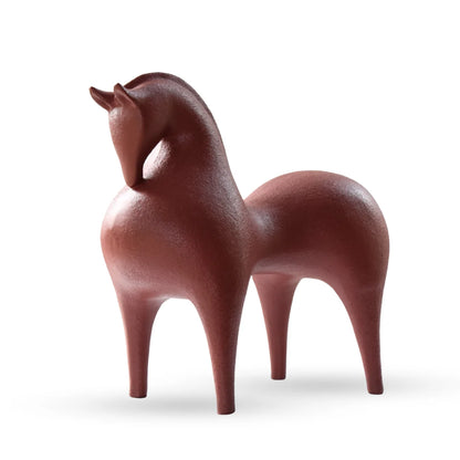 Roux nording horse figurine sculptural table decor for modern home interiors