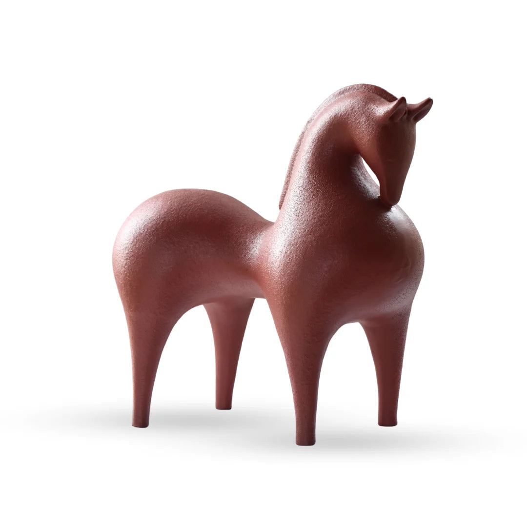 Roux nording horse figurine sculptural table decor for modern home interiors