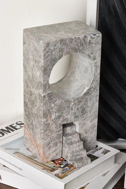 Sanite Geometric Marble Sculpture