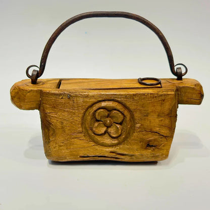 Phuldani Wooden Oil Pot