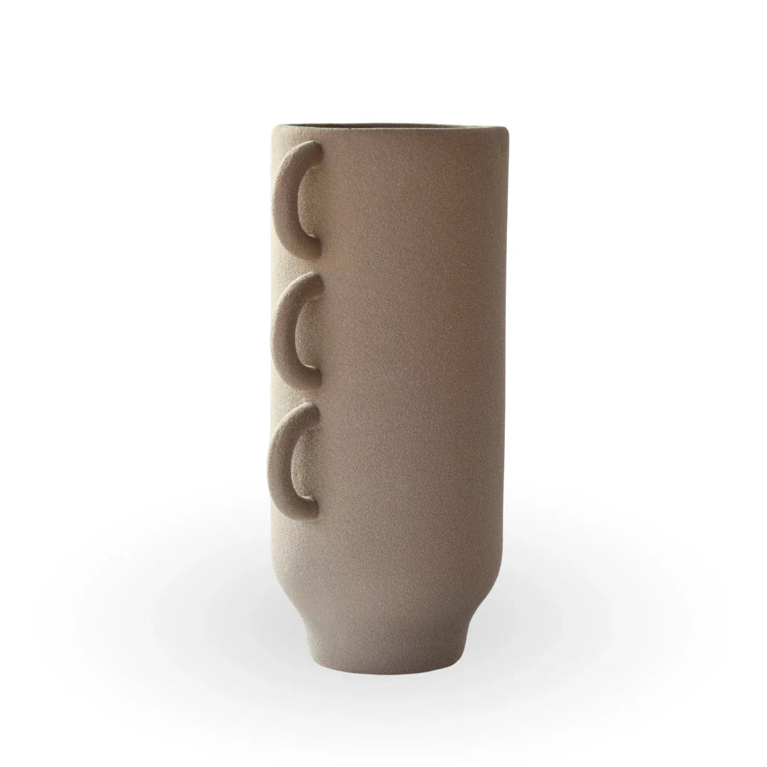 Terre gray decorative vase ceramic modern vase for contemporary home decor