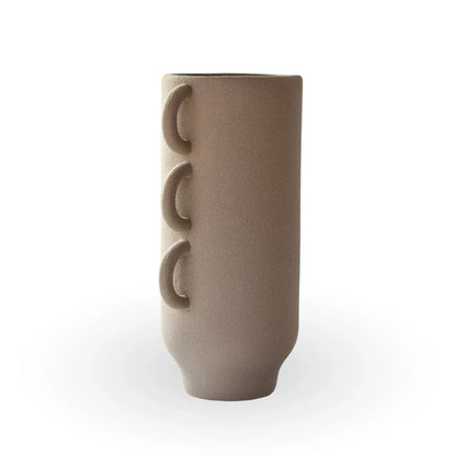 Terre gray decorative vase ceramic modern vase for contemporary home decor