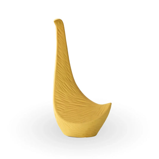 The liora duc showpiece ceramic luxury table decor yellow for modern home decor