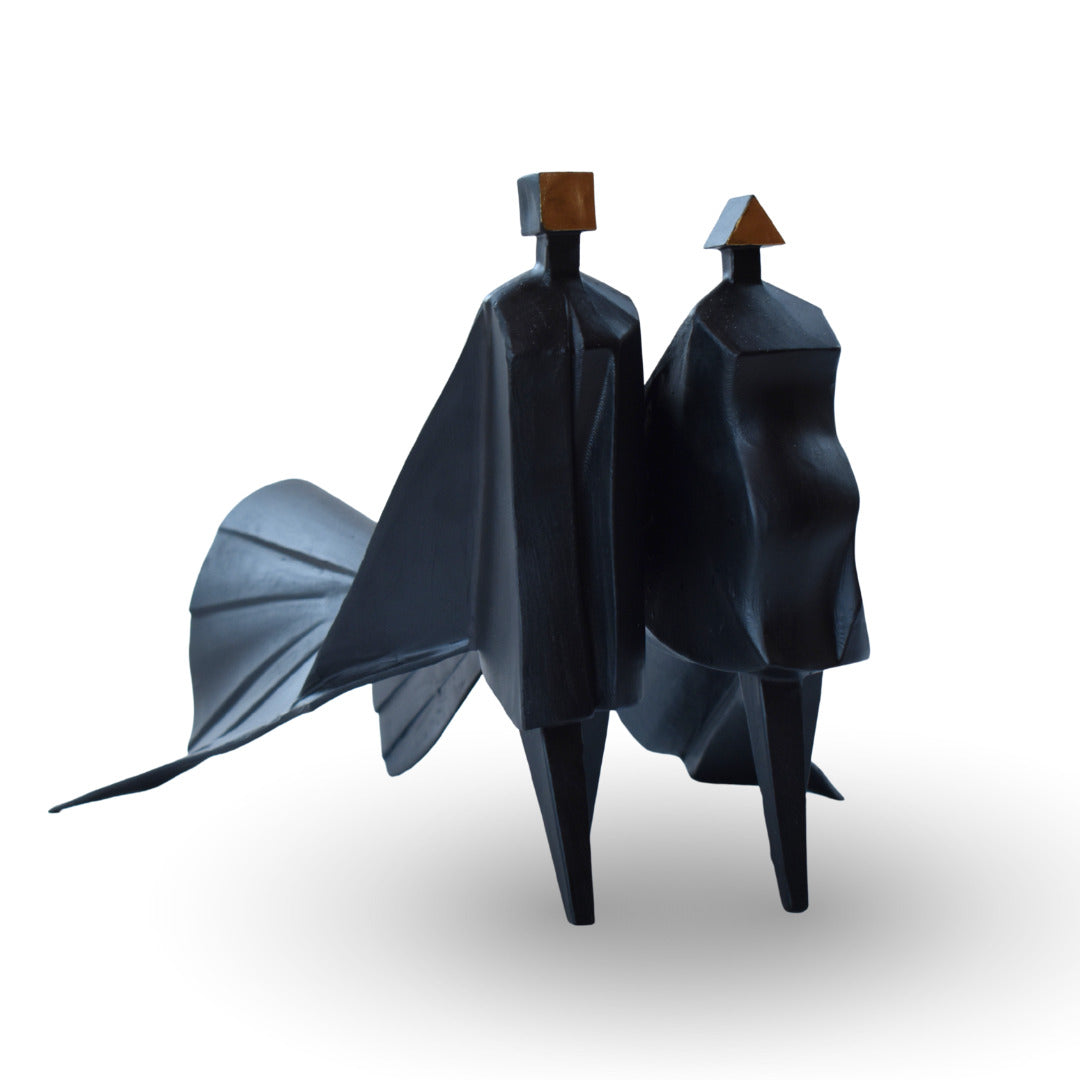 The obsidian companions metal luxury table decor for modern home decor