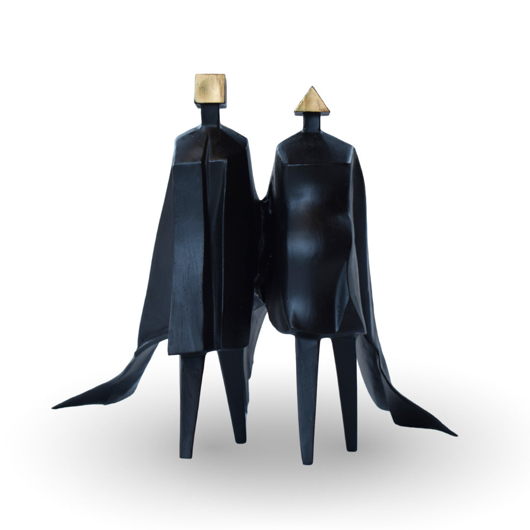 The obsidian companions metal luxury table decor for modern home decor