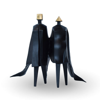 The obsidian companions metal luxury table decor for modern home decor