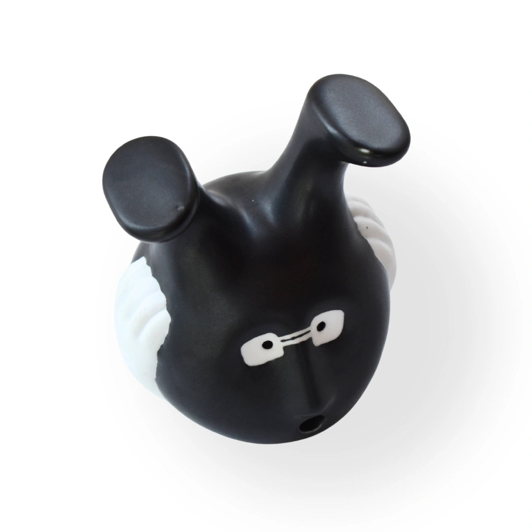 Tono pup figurine sculptural dog decor with playful ear detail for modern interiors