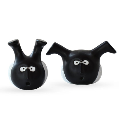 Tono pup figurine sculptural dog decor with playful ear detail for modern interiors