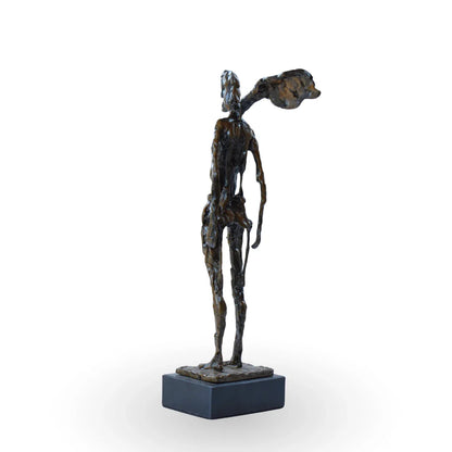 Vecna sculpture gold metal marble luxury table decor for modern home decor