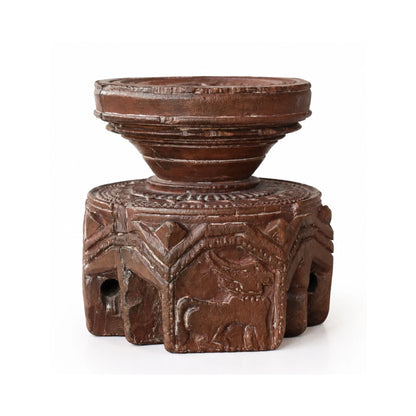 Wooden Bijini Candle Holder