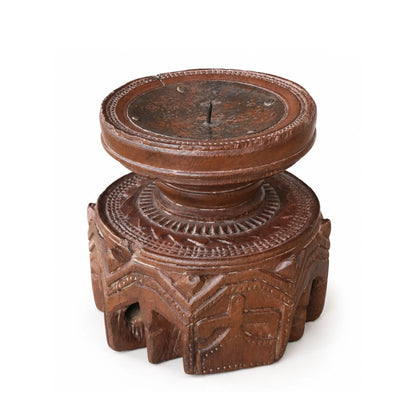 Wooden Bijini Candle Holder