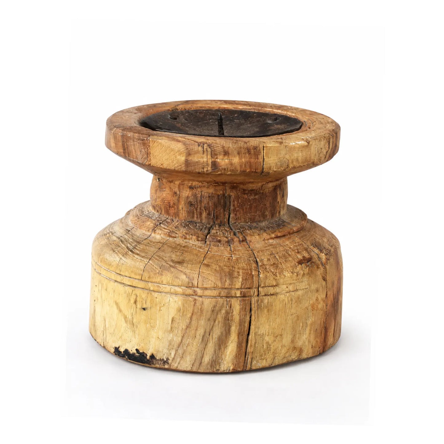 Wooden Bijini Candle Holder