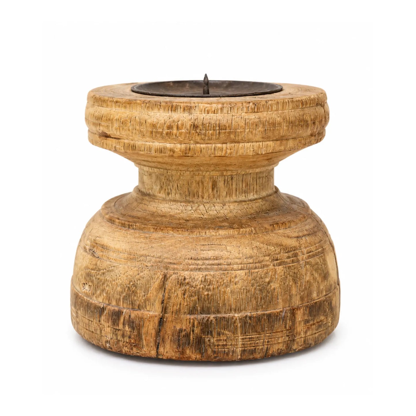 Wooden Bijini Candle Holder