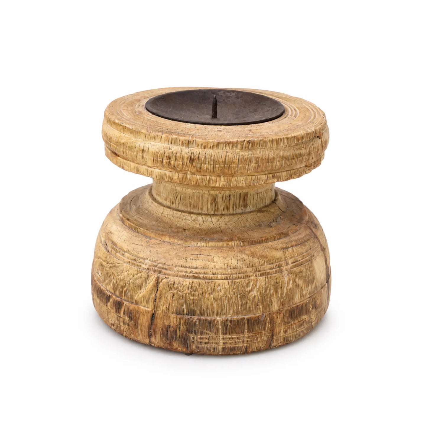 Wooden Bijini Candle Holder