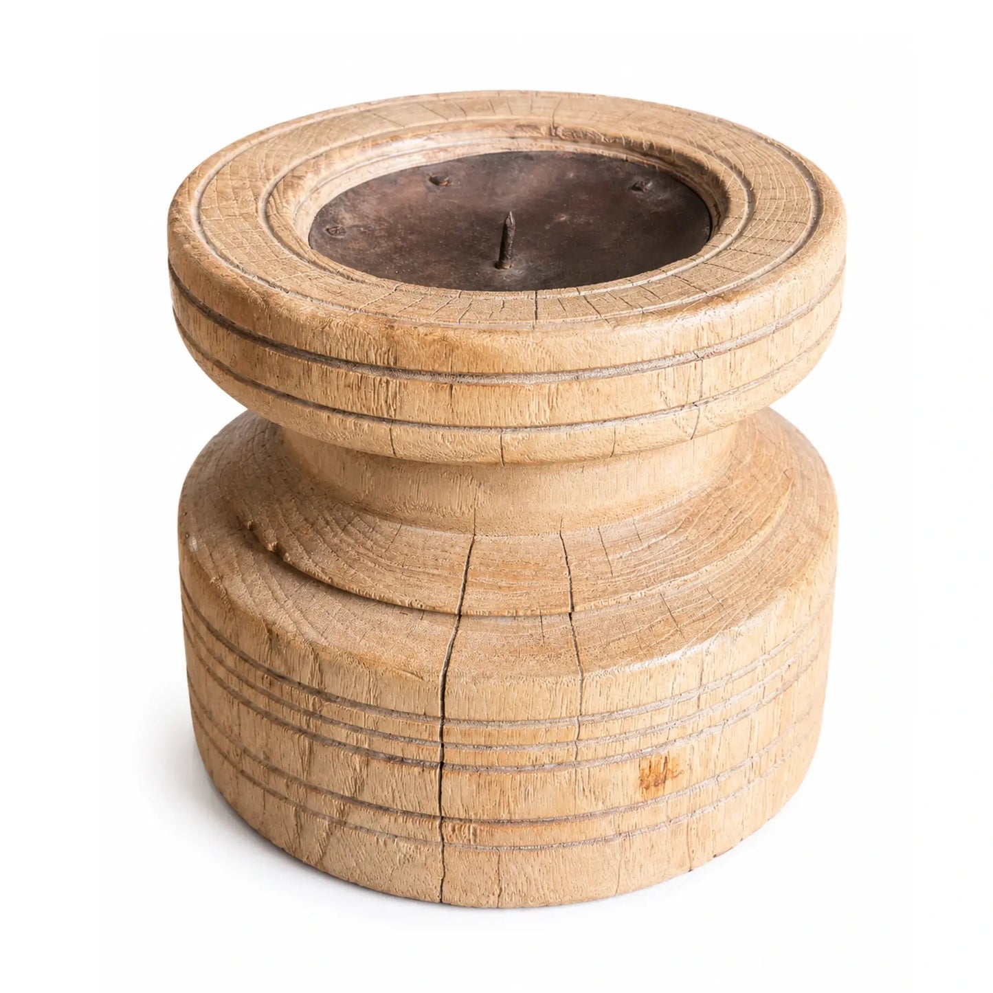 Wooden Bijini Candle Holder