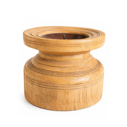 Wooden Bijini Candle Holder